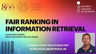 Fair Ranking in Information Retrieval