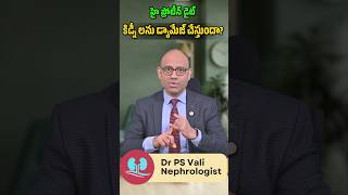 హై ప్రోటీన్ డైట్ కిడ్నీ లను డామేజ్ చేస్తుందా?
