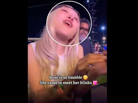 Rosè is so humble 😌 #shortsvideo #blackpinkshorts #parkchaeyoung #rosé #drinksorcoffee #coachella