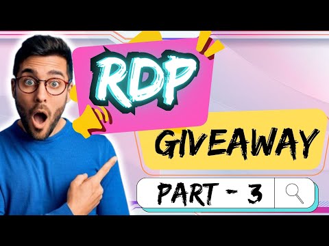 🔥RDP Giveaway !!! Part 3 🔥 | Free rdp  @Techverz