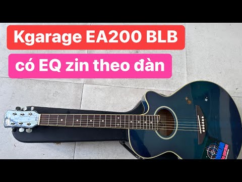 Đàn guitar Kgarage EA200 BLB âm hay có EQ zin. Giá: 2 triệu. guitar acoustic 0936057750