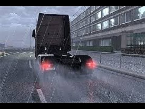 Eurotruck simulator 2 part...4 | Rain problability of ride on truck of VOLVO