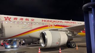 香港航空 HX283 台北 TPE ✈️ 香港 HKG 經濟艙 ［飛行紀錄 Flight review]