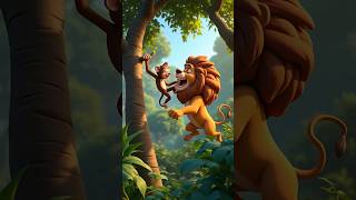 The wise monkey and the laughing lion | #moralstories #animatedcartoon #cartoon #animatedstories