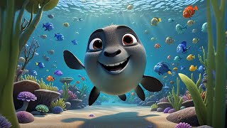 Four Singing Seals with Silly Songs | Fun Animal Song for Kids | Nursery Rhymes and Baby Songs