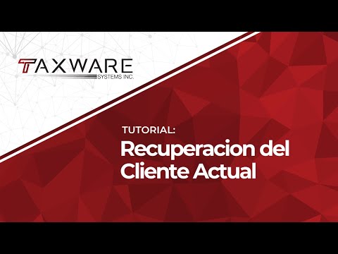 Tutorial de Recuperación del Cliente Actual