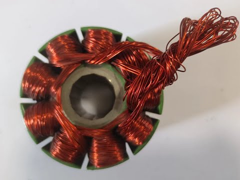 How to wind out runner stator?#fpa #bldcmotor #dronemotor #windingmachine #exhaustfan