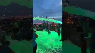 That’s Not Glow in the Dark Slime #toddlers #halloween #foamparty #foam #glowinthedark