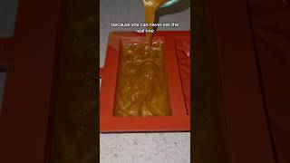 I made a Dubai chocolate bar out of wax candy 🍫 #candy #shorts