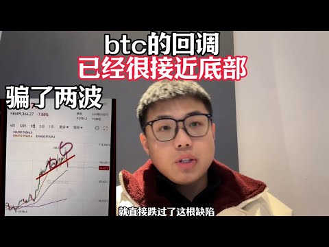 美国经济基本面没问题，没有黑天鹅，btc的回调已经接近底部