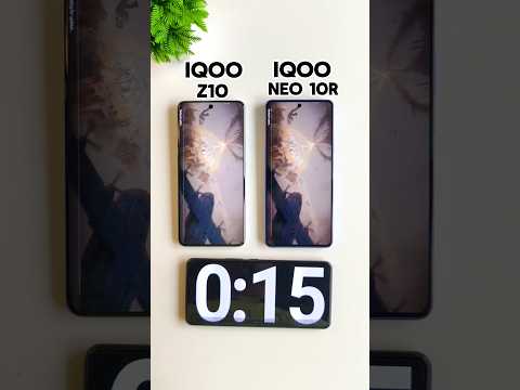 iQOO Z10 vs iQOO Neo 10R – BGMI Speed Test! Which Phone Opens the Game Faster?  #shorts