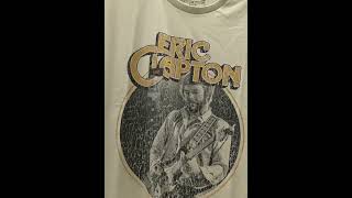 Vintage Style Graphic of Eric Clapton Celebrating The Iconic Musician T-shirt By Lee®