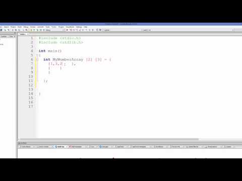 What is Muti dimensional Array and how to use them in C