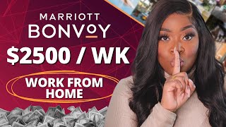Marriott Is Hiring! | Remote Jobs For Beginners That Train You | 2025