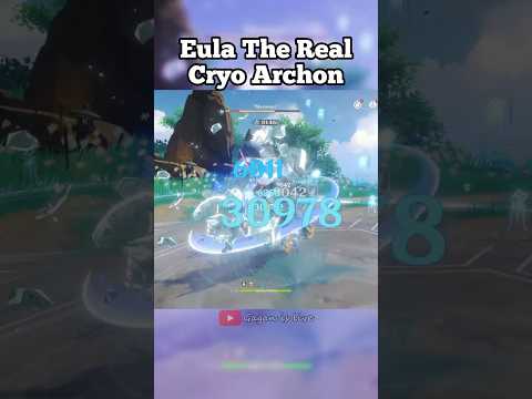 Eula The Real Cryo Archon ❄️ #viral #genshinimpact #trendingshorts #hoyocreators