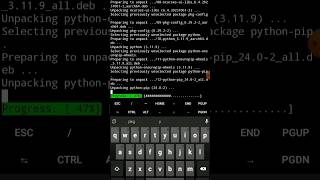 Install python on Termux #python #termux #shortvideo #android