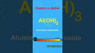 Naming of hydroxides/ test your knowledge #stem #quiz #science #chemistry
