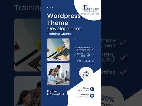 WordPress Theme Development https://bftraining.ae/courses/wordpress-theme-development-training/