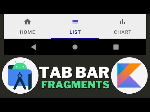 Bottom Tab Bar Example Fragments Android Studio Kotlin Tutorial