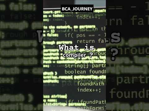 What is a Compiler? 🤔