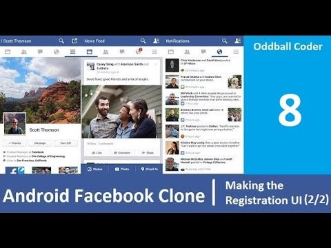 Building the Registration UI (2/2) (Part-8) [ Android Facebook Clone ]