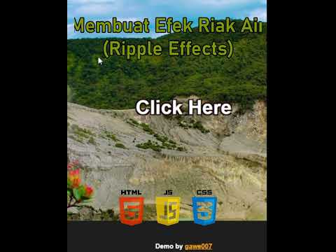 Ripple Effect #css #animation #javascript