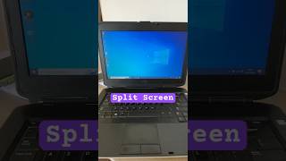 Split Screen On Windows 10 #laptoptips