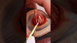 HOW TO apply prosthetics😈  #halloween2023  #halloweenmakeup #sfx #sfxtutorial #halloweencostume