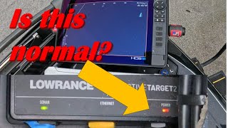 Lowrance Active Target Lights and Timing