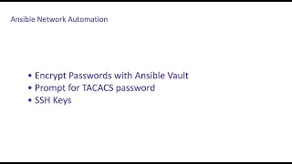 7 Ansible Password Management