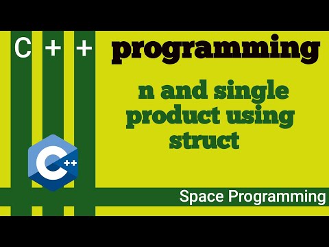program to store n and single product record using structure C++ | C++ Struct