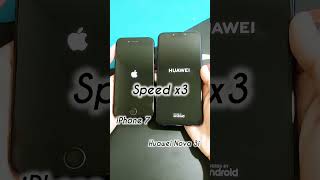 iPhone 7 vs Huawei Nova 3i Boot Speed Test - iPhone vs Huawei Speed Test #speedtest #gizmoarena