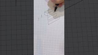 3d drawing #stepbystep #3dshape #3dtrick #easy3d #3ddrawing #easy3d