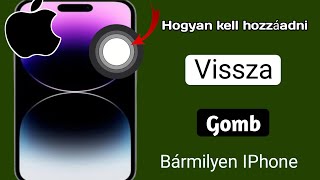 Vissza gomb hozzáadása bármely iPhone készülékhez