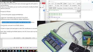 How to modify the Slave ID of eletechsup RS485 IO
