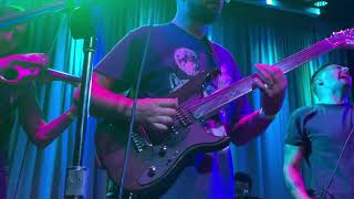 Tom Monda of Thank You Scientist plays fretless electric guitar on "Terraformer"