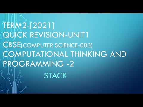 TREM 2- STACK -QUICKREVISION