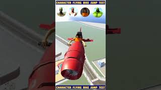😈CHARACTER Flying Bike Jump 💪Power Test 🤯In Indian Bike Driving 3D/#shorts #ytshorts #ytviral