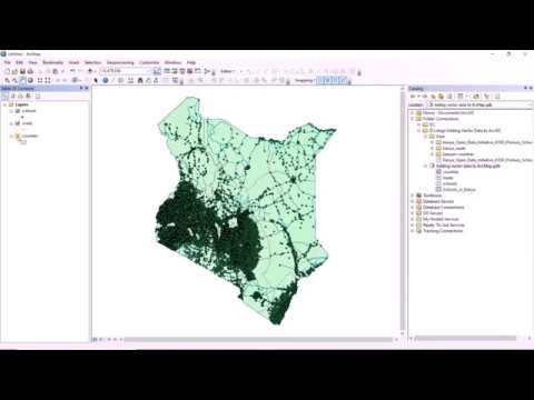 Adding Vector Data to ArcMap ~ ArcGIS Desktop