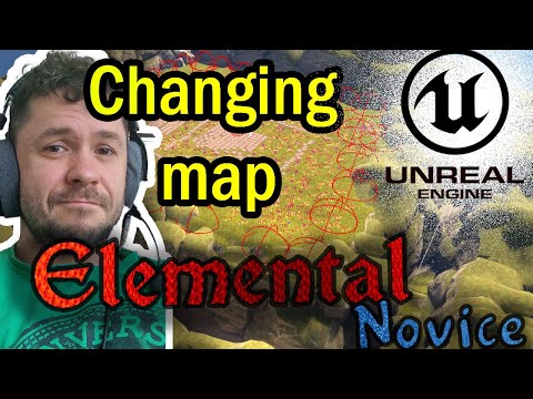 Doing refactoring, mostly changing map, elemental novice, unreal engine
