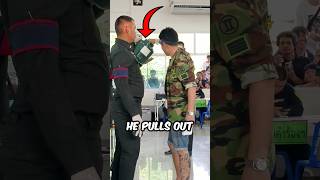 When Thailand Military Draft Doesn’t Go As He Hoped! (📸: @gauze_1655/TT)