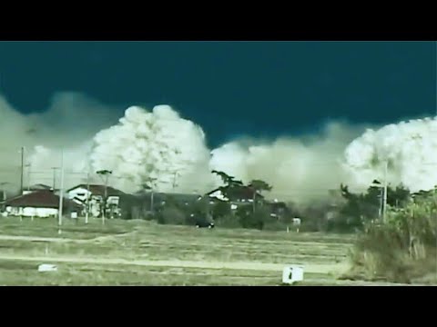 2011日本大海啸真实记录：这威力太凶猛了，3分钟抹平一座城