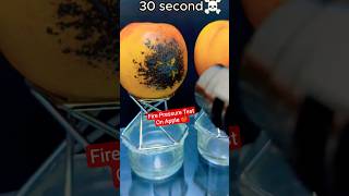 Fire🔥 Pressure😖 Test on Apple 🍎 #newidea #youtubeshorts #trends 🔥🔥 trends