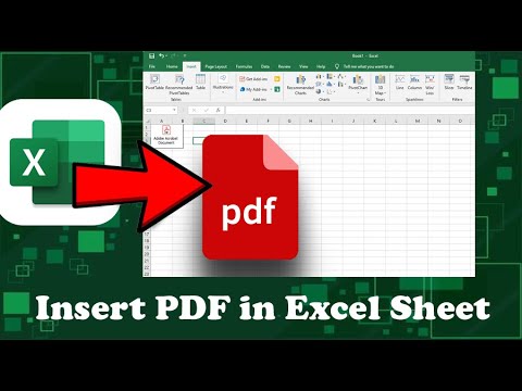 How to Insert PDF in Excel Sheet in Under 2 Minutes | Excel Tech & Tricks