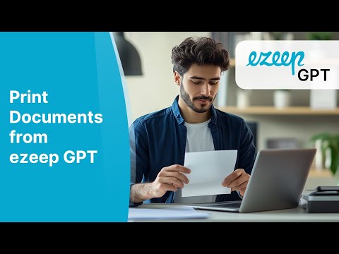 Print Documents from ezeep GPT