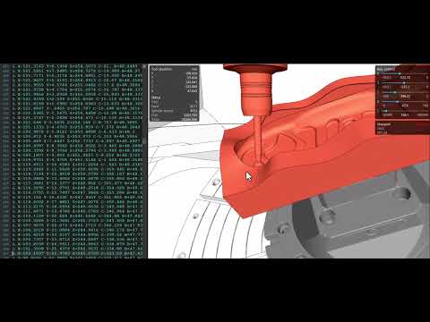 5 EKSEN CNC MAKINE SIMULASYON #cnc #cad #cam #5axis