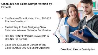 Updated Cisco 300-425 Dumps Pdf To Pass 300-425 exam | CertificationsTime