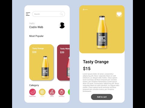Juice shop UI/UX design🤩👌