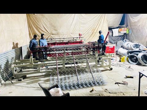 Fully Automatic Chain Link Fencing Machine (फ़ुली ऑटोमेटिक चैन लिंक फ़ेंसिंग मशीन)