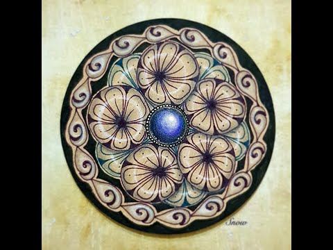 #Zentangle#Zengem#ZIA 畫禪繞寶石就是在紙上玩色彩疊疊樂!